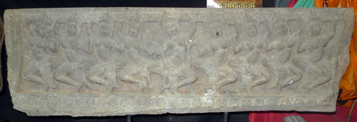 Khmer Amrita Mantana bas relief 	