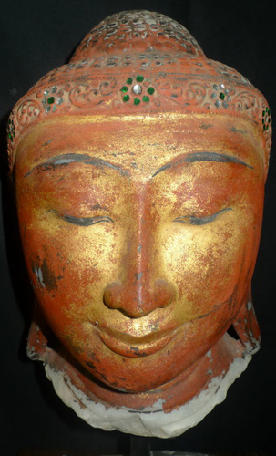 Mandalay Buddha's head