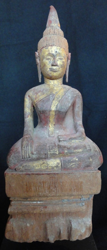 Lanna folk Buddha, located in Europe