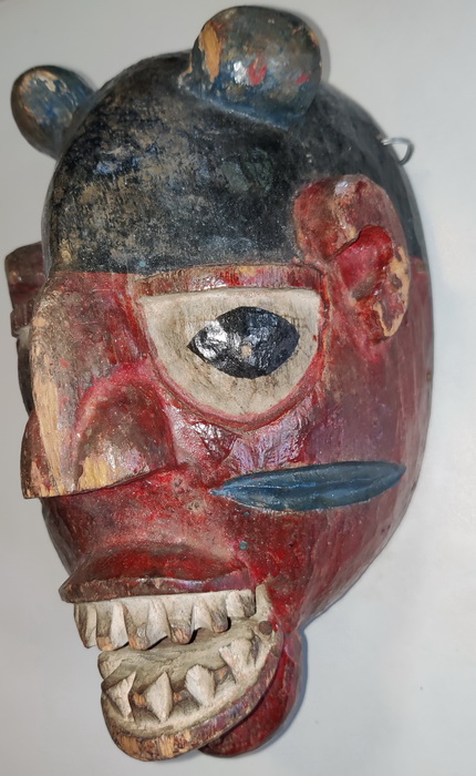 Yoruba Mask (to be worn on top of head)