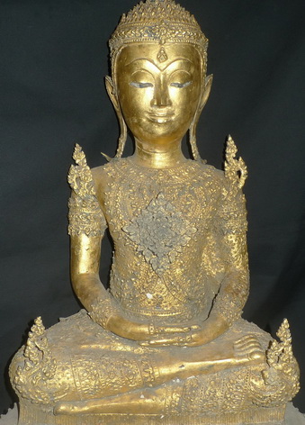 Ratanakosin Buddha on huge base