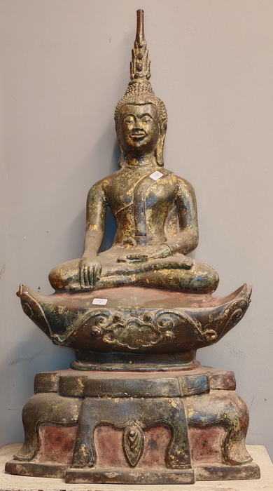 Lao Buddha on lotus base