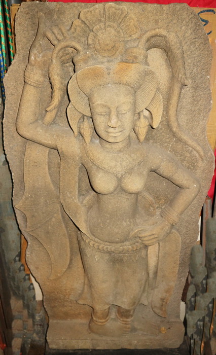 Khmer Uma bas-relief