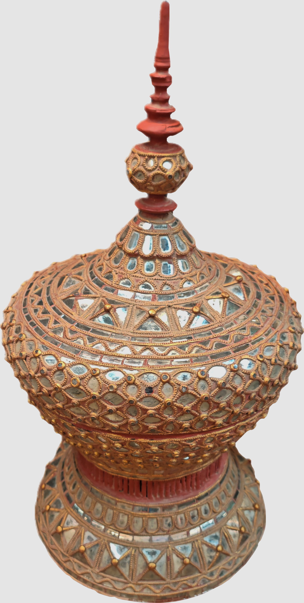 White and Huge Hsun Hok Offering Vessel