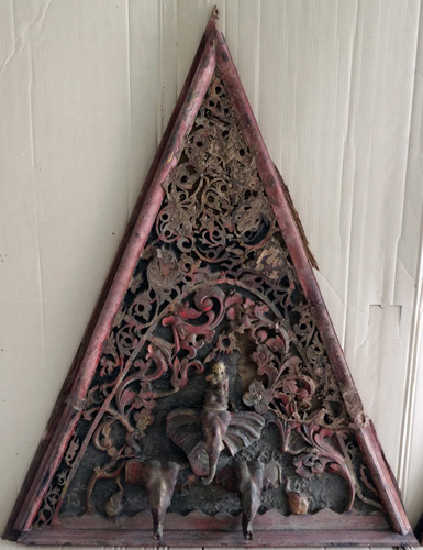 Temple triange pediment