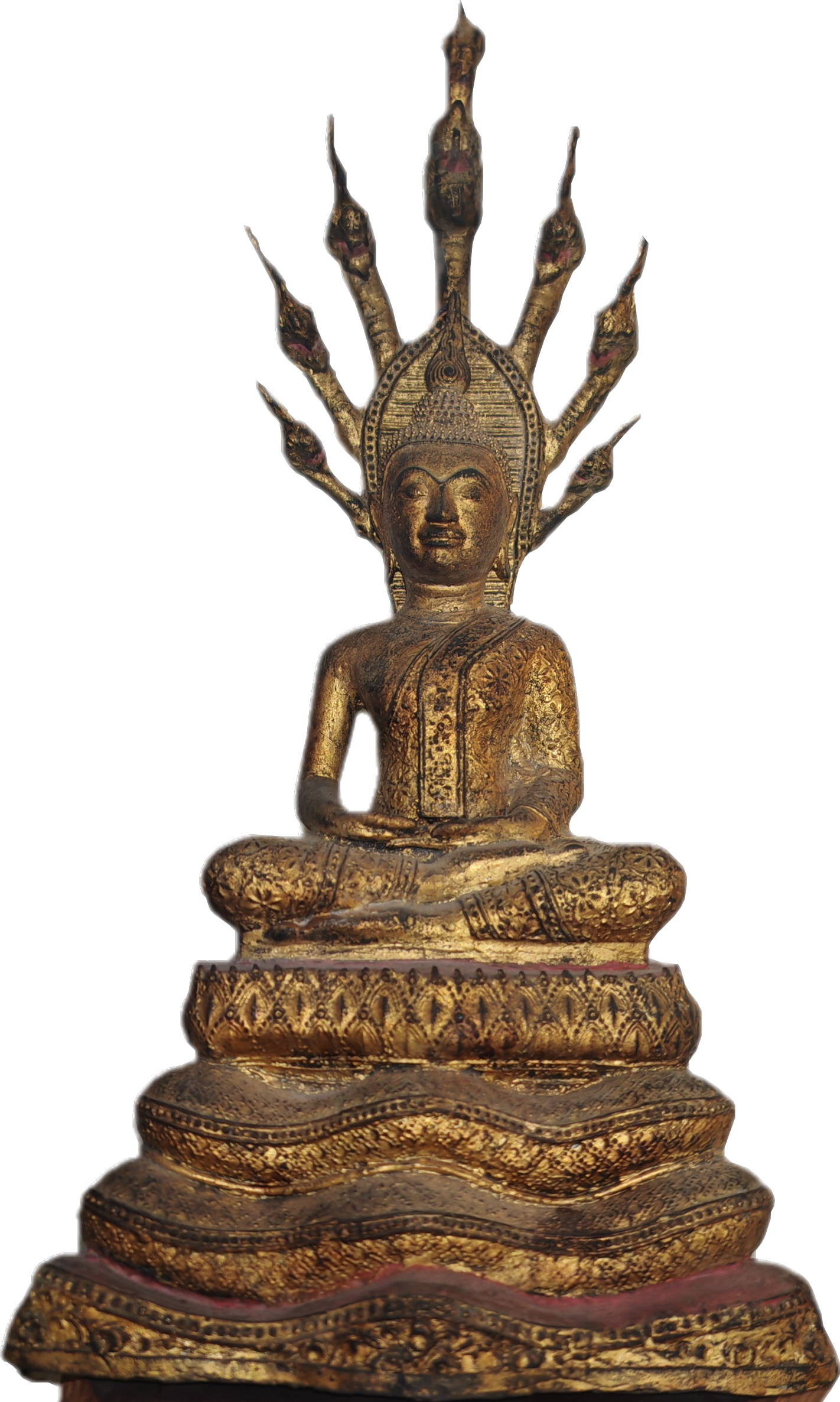 Ayutthaya Buddha under a 7 headed naga