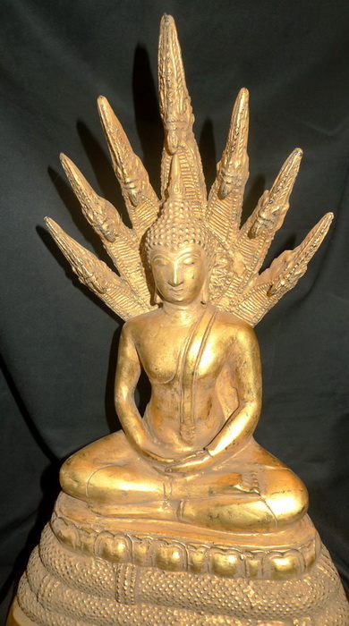 Buddha under 7 headed naga