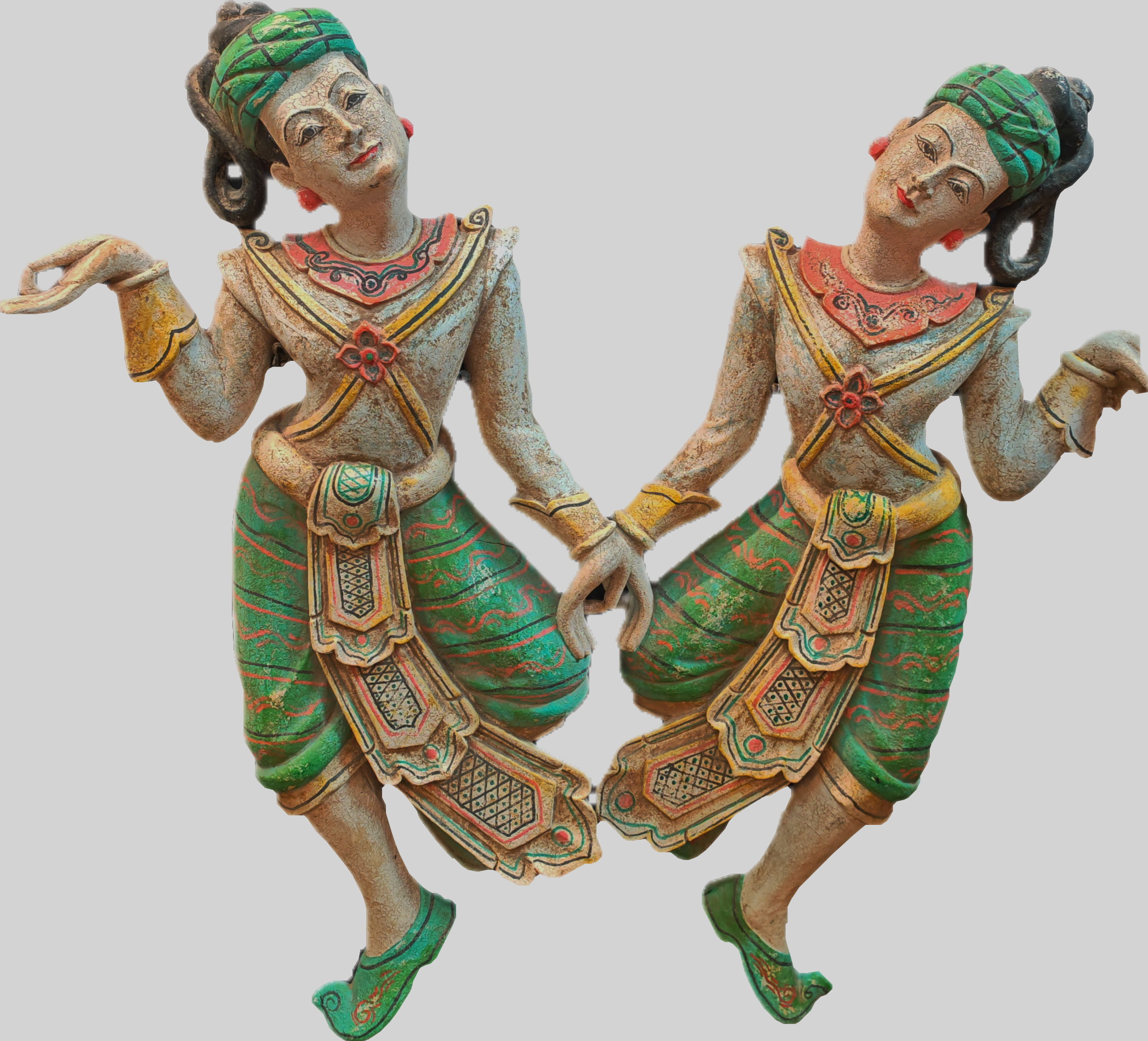 Pair of tall dancers
