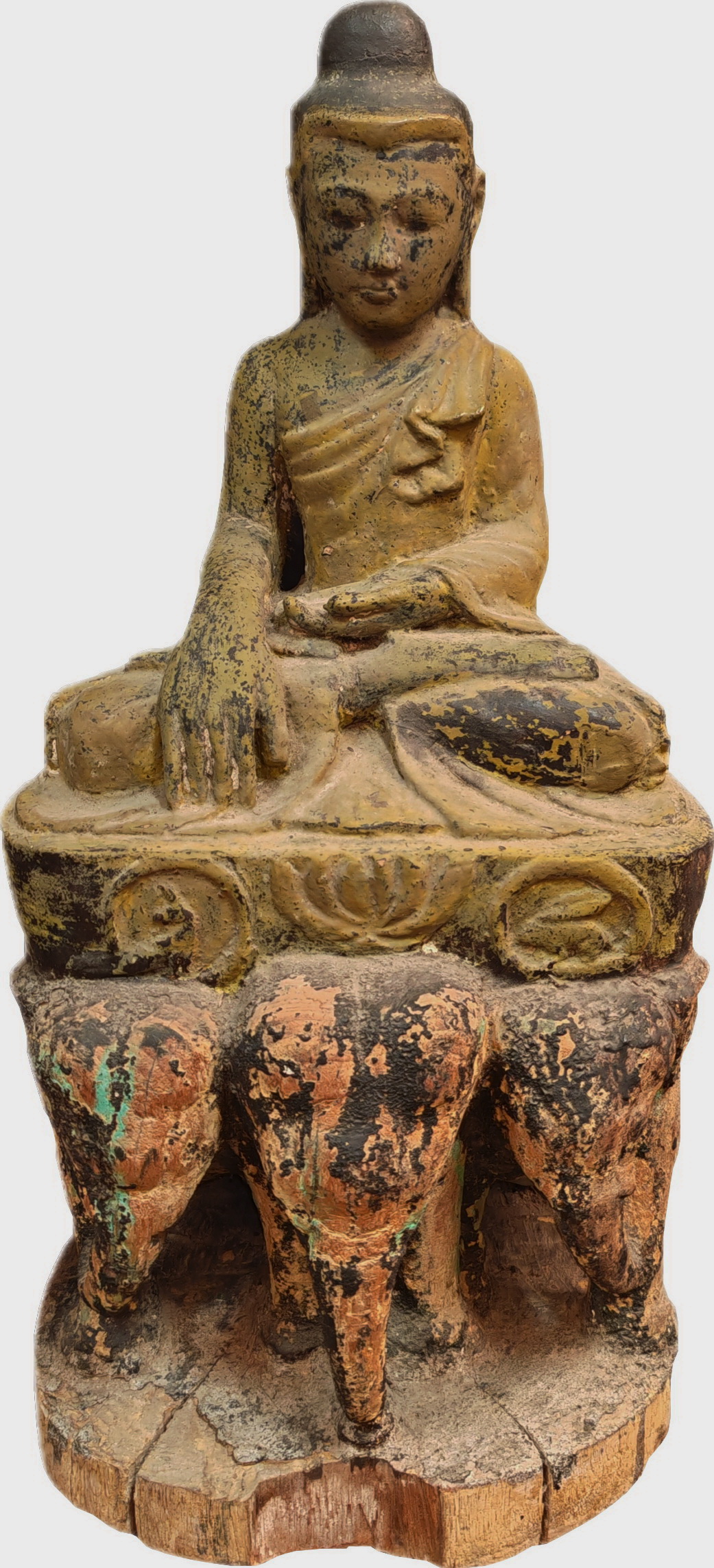 Mandalay Buddha on elephants